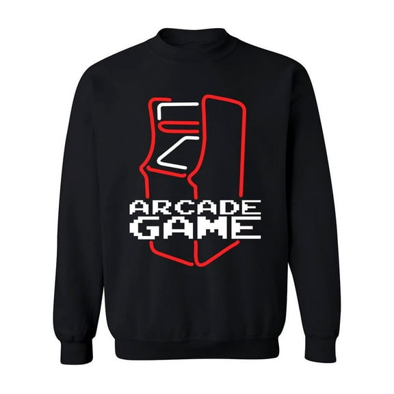 An Arcade Game Sweatshirt Men -Image by Shutterstock, Male x-Large