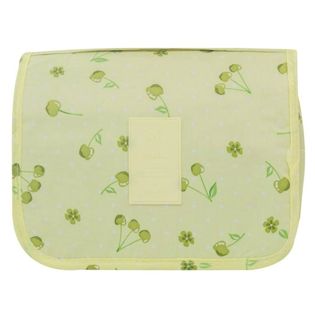 Sac de Toilette Suspendu Portable Imperméable Sac de Voyage Pliable pour Maquillage