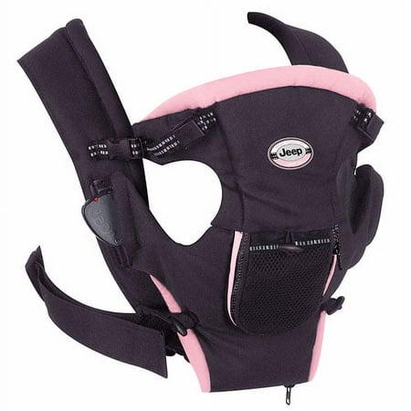 Kolcraft Jeep 2-in-1 Deluxe Baby Carrier, Pink