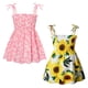 thumbnail image 1 of Ropa para niña, vestidos florales de verano, vestidos de verano para niños pequeños, vestido tipo túnica de verano para la playa, 120cm, 1 of 6