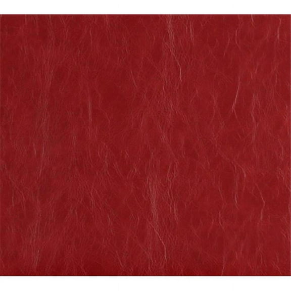 Designer Fabrics G626 54 in. Wide Red- Distressed Leather Upholstery Grade Recycled Leather