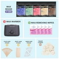 thumbnail image 4 of Kit de depilación con cera, calentador y máquina para depilar en casa con 5 paquetes de perlas de cera, 10 palitos para vello nasal y 20 espátulas de madera. Juego de 7 piezas., 4 of 7