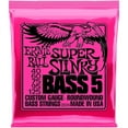 thumbnail image 2 of Ernie Ball Bass Guitar Strings Super Slinky 5 String Bass P02824 2 Pack, 2 of 6