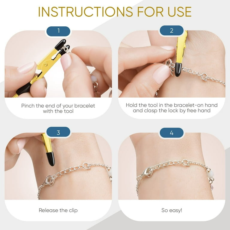 Gold Bracelet Fastener Helper - Jewelry Helper Tool - Clasp