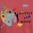 thumbnail image 3 of CafePress - Artist At Work T Shirt - Mens Comfort Colors Shirt, 3 of 5