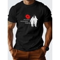 thumbnail image 1 of Camiseta informal de cuello redondo para hombre con estampado "We Will Remember Them", 100 % algodón, manga corta, tejido de punto veraniego, corte regular, 150 g/m² - Camiseta de salida, camisetas de, 1 of 6