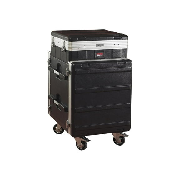 Gator Polyethylene Pop-up Console Rack with 10-Space Top over 12-Space bottom, GRC-10X12 PU