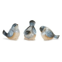 Melrose International LLC Bird (Set of 3) 3.5"H, 4"H, 4.75"H Ceramic