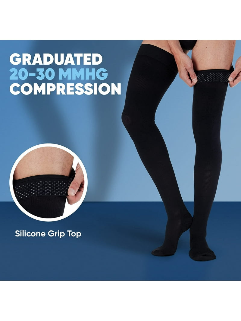 3XL Medical Compression Stockings 20-30 mmHg for Swelling, Plus