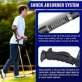 thumbnail image 2 of Ergobaum 7G by Ergoactives. 1 Pair (2 Units) of Ergonomic Forearm Crutches - Adult 5' - 6'6'' Adjustable, Foldable, Ergonomic, Shock Absorbers (Blue), 2 of 5
