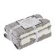 thumbnail image 2 of Juego de Toallas de Baño para Adultos de Algodón Orgánico Modern Threads de 6 Piezas, Color Gris, 2 of 6