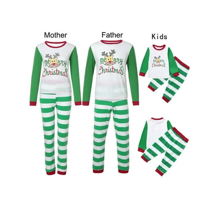 

Spring hue Merry Christmas Family Matching Christmas Pajamas Sleepwear Nightwear