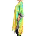 thumbnail image 3 of Sakkas Alvita Women's V Neck Beach Dress Top Caftan Cover up with Rhinestones - FLM102-Multi - One Size Regular, 3 of 5