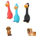 thumbnail image 2 of Dogs Puppy Squeak Toys Screaming Rubber Chicken Toy For Dogs Latex Squeaker Chew Training Products, 2 of 6