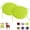 Green_2pc, variant on Round Outdoor Chair Cushions with Ties, Non-Slip Bar Stool Seat Pad, Soft Breathable Round Chair Cushion for Home Kitchen Office Garden Patio
