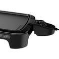 thumbnail image 2 of BLACK+DECKER Non-Stick Temperature Controlled 8 Serving Black Griddle, 2 of 10
