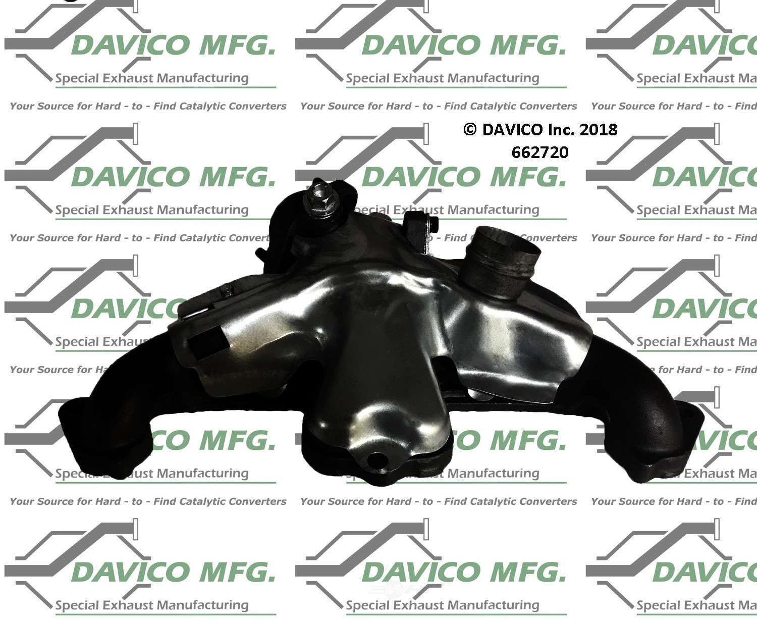 Davico Mfg 662720 Stand alone Exact-Fit exhaust manifold