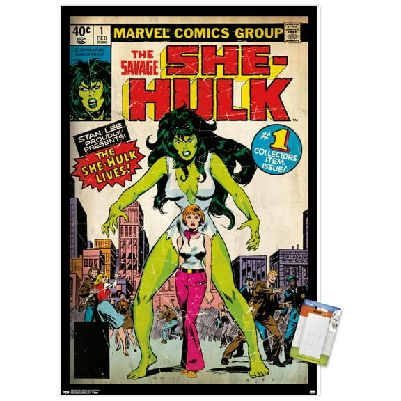 Marvel Comics - She-Hulk - The Savage She-Hulk #1 Wall Poster, 22.375" x 34"