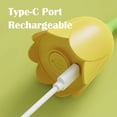 thumbnail image 5 of Electric Cat Toy, Cat Play, Silicone, Yellow Tulip Flower Toy, Obstacle Avoidance, Random Motion, Indoor, Feline Activity, 1 Pc, 5 of 8