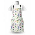 thumbnail image 3 of Aster Apron, Botanical Herbs Blossoms Leaves Shabby Plants Growth of Mother Nature Illustration, Unisex Kitchen Bib with Adjustable Neck for Cooking Gardening, Adult Size, Multicolor, by Ambesonne, 3 of 4