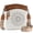 WhiteBrown, variant on RAINSMORE Women's Leather Crossbody Bag Medium Lightweight Casual Crossbody Purse for Weekend Shopping, Everyday Outings,Brown
