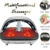 Foot massage machine with Switchable Heat, Air Compression Foot Electric Massager Portable Therapy Plantar Massager Machine