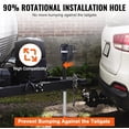 thumbnail image 3 of GloryStar Electric Trailer Jack, Features Heavy Duty Electric Power Tongue with LED Light and Waterproof Protective Cover, Designed for Effortless Lifting of RV Trailers, Campers, and Utility Trailers, 3 of 7