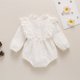 thumbnail image 5 of Gibobby Ropa Para Bebe de manga larga de otoño sólido de algodón para niñas recién nacidas(Blanco, 12-18 Meses), 5 of 5