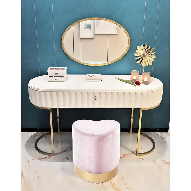Pink heart stool hot sale