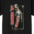 thumbnail image 2 of The Justice League Mr. Terrific Dramatic Lighting White Rectangular Frame Men's Black Crew Neck Short Sleeve Tee-4XL, 2 of 5