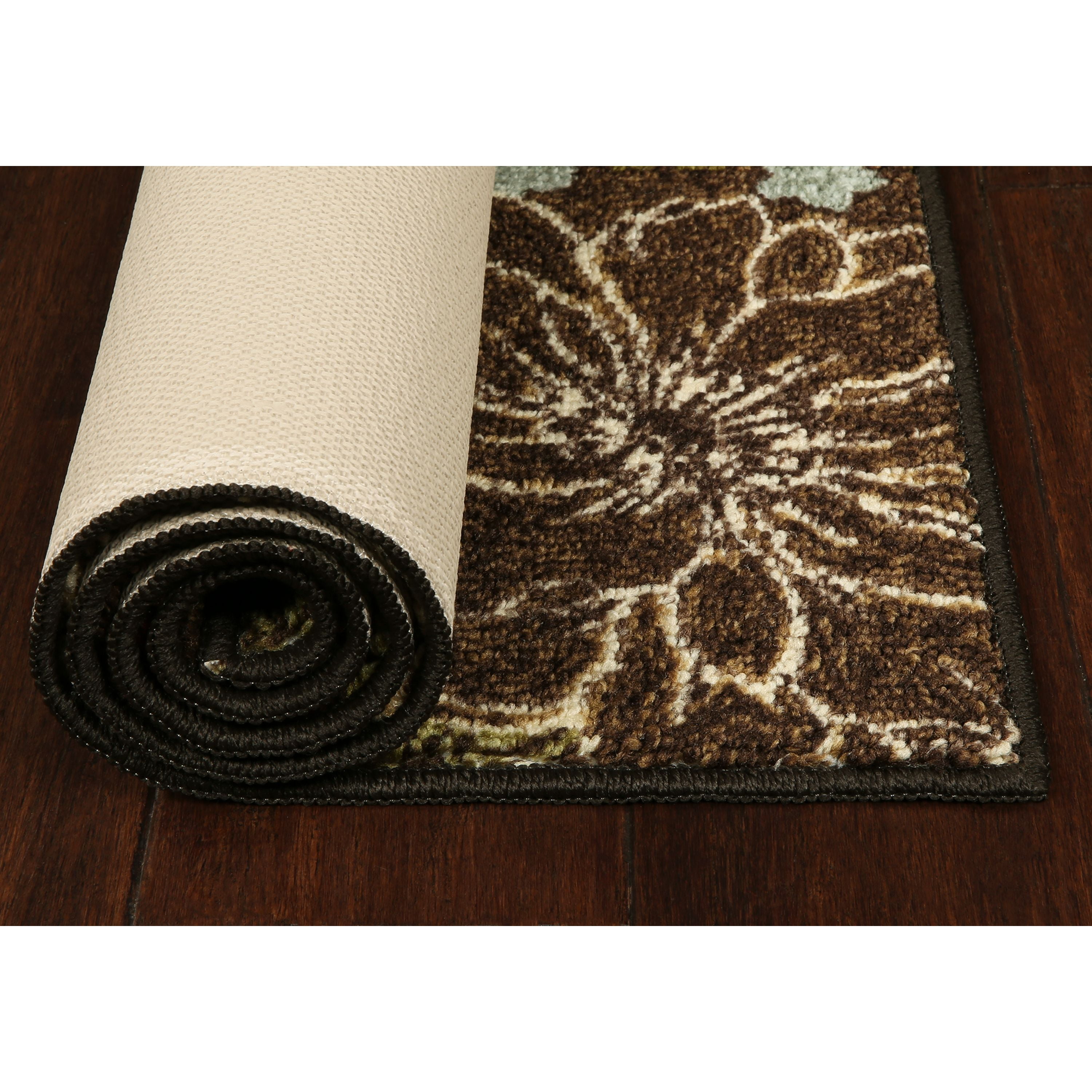 Mainstays Sorbet Floral Farmhouse Multicolor Indoor Accent Rug, 1'8"x2'10"