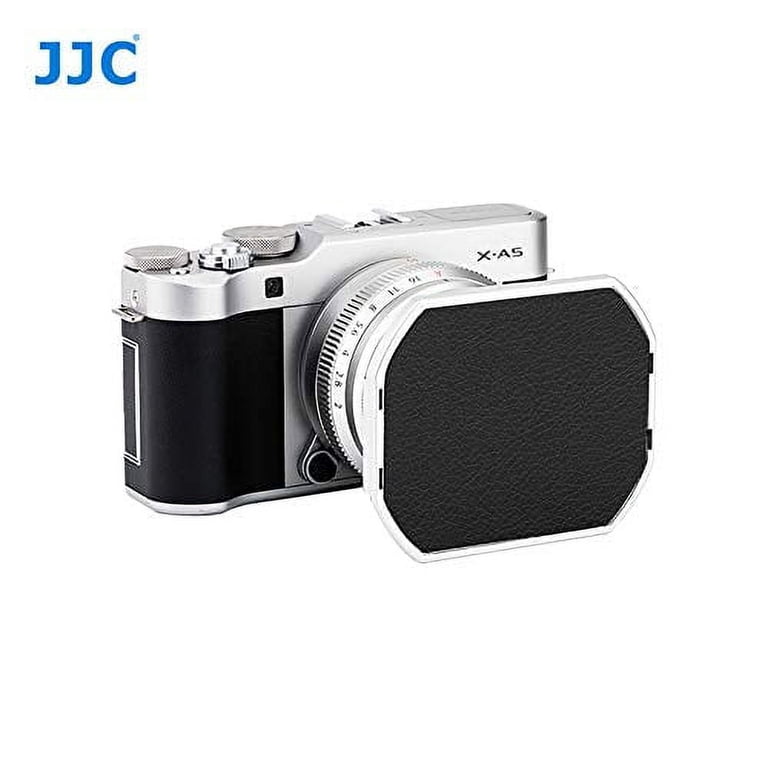 JJC LH-JXF35SII Silver Metal Square Bayonet Lens Hood for Fujinon