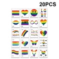 thumbnail image 4 of Orgullo Tatuajes Iris LGBT Tatuaje Temporal Cara Gay Mujeres Hombres, 4 of 9