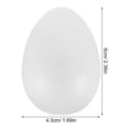 thumbnail image 2 of 10Pcs DIY Egg Shaped Foams Models DIY Painting Models Egg Shape Foams Models, 2 of 7