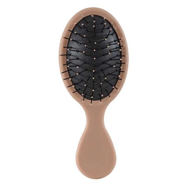 Miangastore Portable Mini Air Cushion Comb Fashionable and Delicate Airbag Comb Massage Comb (Light Brown)