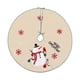 thumbnail image 5 of Falda de árbol de Navidad Delantal de suelo de árbol de Navidad Estera de árbol de Navidad impresa para decoración de árbol de Navidad interior Muñeco de nieve Macarena falda del árbol de navidad, 5 of 8