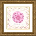 thumbnail image 1 of Shamp, Cindy 26x26 Gold Ornate Wood Framed with Double Matting Museum Art Print Titled - Kindness Flower, 1 of 4