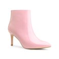 thumbnail image 1 of BLISSFUL STEP Bottines à Talon Aiguille Haut à Bout Pointu pour Femme Rose (Taille 6), 1 of 6