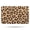 Brown and Beige Leopard Print, variant on Black and White Leopard Print Pattern Non Slip Microfiber Bathroom Rugs, Soft Rubber Backing Bath Mats for Bathroom Floor Tub and Shower,17"x27"