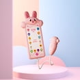 thumbnail image 4 of Ganfancp Teléfono Móvil de Juguete con Carga Usb, Micrófono, Pantalla de 15 Teclas, Marcación Analógica y Ajuste de Volumen para Niños Pequeños Liquidación Ventas Hoy Ofertas Prime 1X Máquina de Apre, 4 of 6
