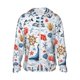 thumbnail image 1 of Balery Watercolor Nautical Sudadera ligera de manga larga con capucha y protección solar UPF 50+ para hombre y mujer, ideal para pesca y running-Medium, 1 of 7