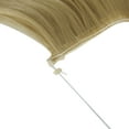 thumbnail image 3 of Blonde Invisible Wire in Hair Extensions Curly Long Synthetic Hairpieces for Women Blonde Hair Piece 20 Inch 4.2 Oz Invisible Headband Wire Fish Line Hidden Extensions, 3 of 8