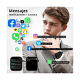 thumbnail image 5 of Smartwatch 1.9 Mujer Hombres Reloj Inteligente Belug, Negro, 5 of 5