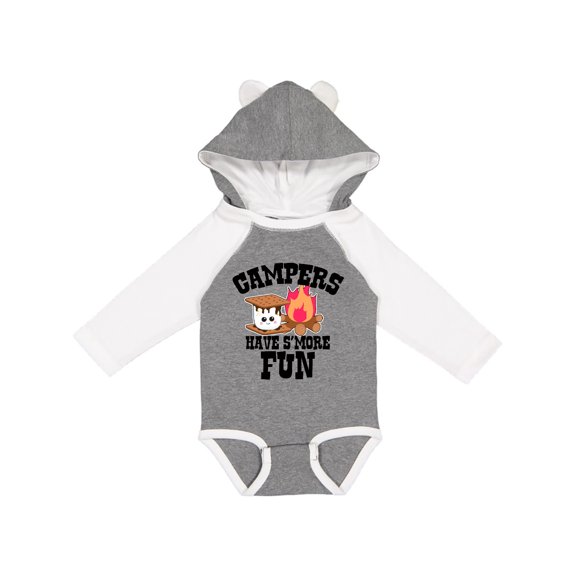 Inktastic Campers Have Smore Fun Boys or Girls Long Sleeve Baby Bodysuit