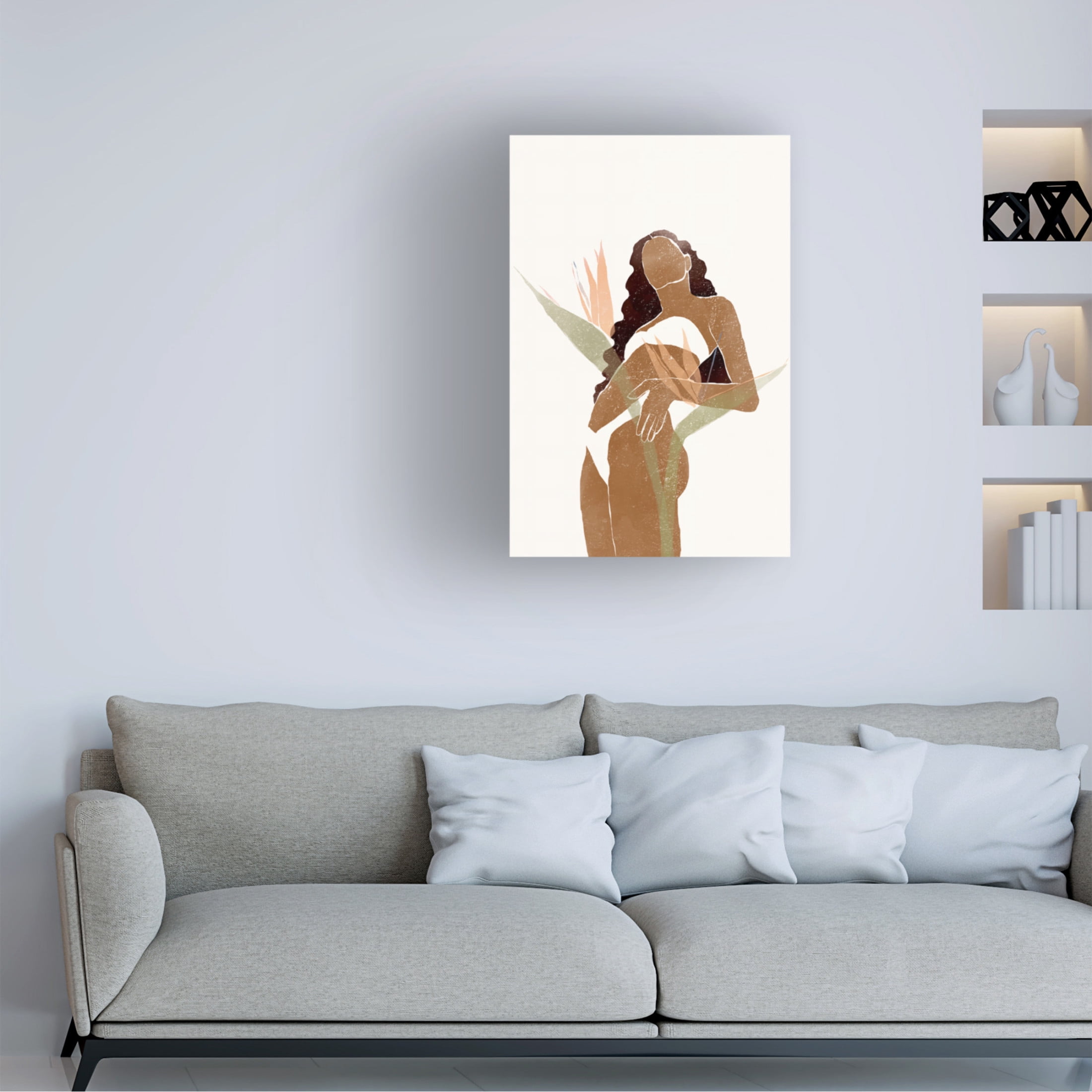 Canvas Wall Art - Yuyu Pont 'Swimsuit II' Wall Art for Living Room, Bedroom, or Office Décor by Trademark Fine Art - 30 x 47 Inches