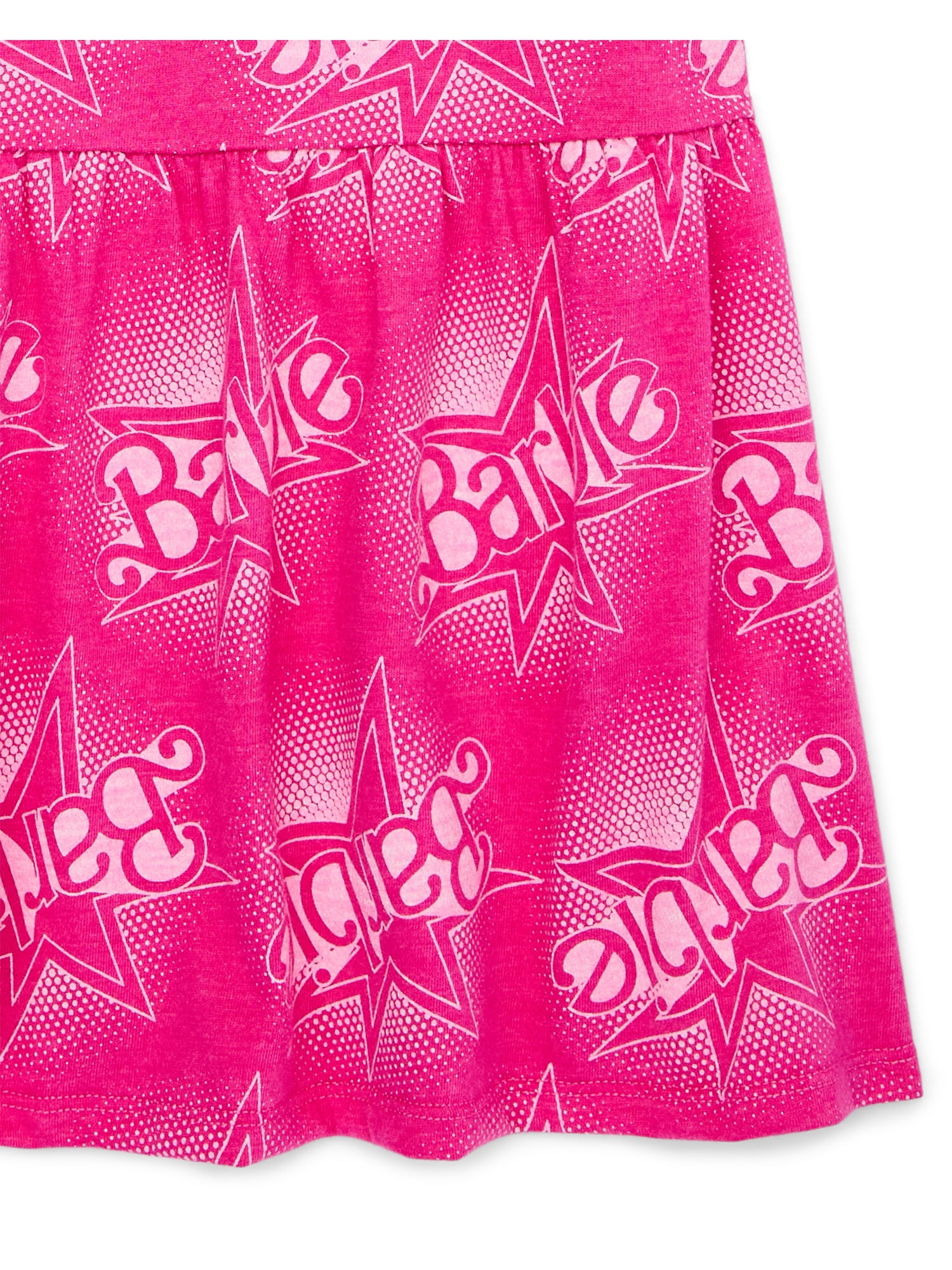 Barbie Girls Short Sleeve Dress, Sizes 4-12