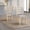 White Wash, variant on ACTU Classic Ladder Back Dining Chairs Set of 2, Solid Wood Upholstered Kitchen Chairs, Walnut