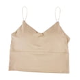 thumbnail image 1 of Tops cortos para mujer, camiseta sin , suave, inconfundible, inalámbrica, en apariencia de U, espalda, sin costuras, color , camiseta sin , piel Tal única Macarena Camisola, 1 of 8