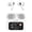 White, variant on RCA WAVE-48 TWS Bluetooth In-Ear Earbuds with Mics, On-Ear Controls, ANC, Charging Case with Screen, up to 6 Hours Play Time , White