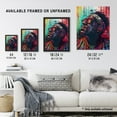 thumbnail image 3 of Artery8 Psychedelic Portrait African Man Dashiki Living Room Art Print Framed Poster Wall Decor 12x16 inch, 3 of 3